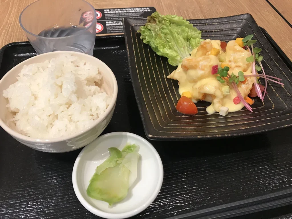 華中華小厨　大海老のマヨネーズソースBセット