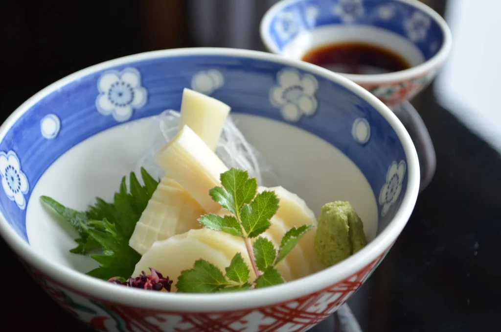 錦水亭　筍のお造り