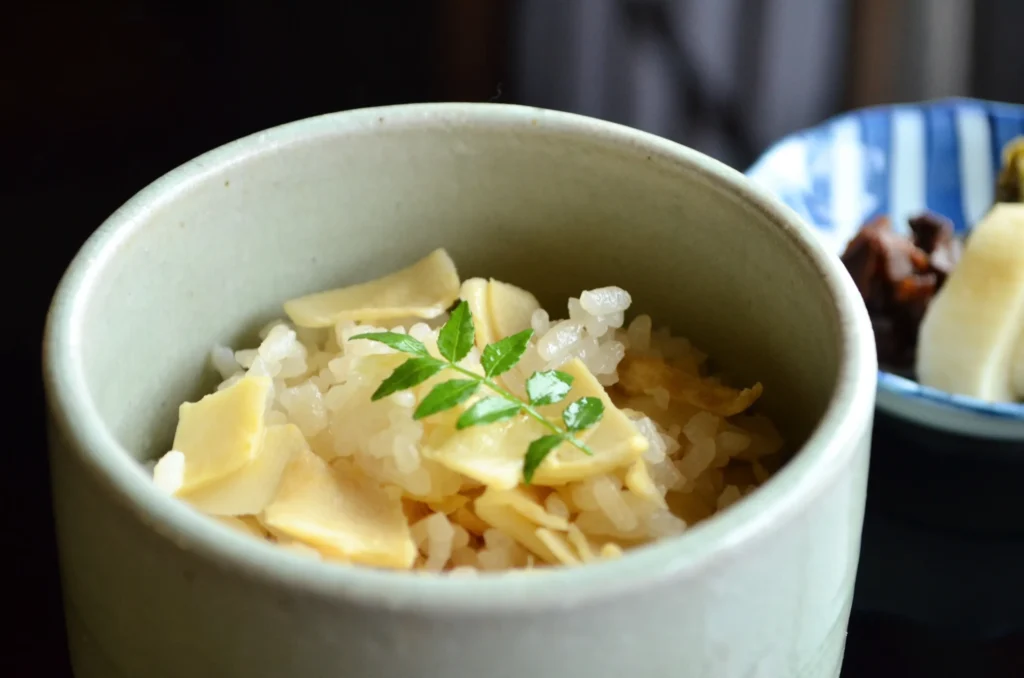 錦水亭　筍ご飯