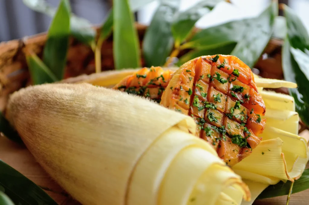 錦水亭　焼き筍