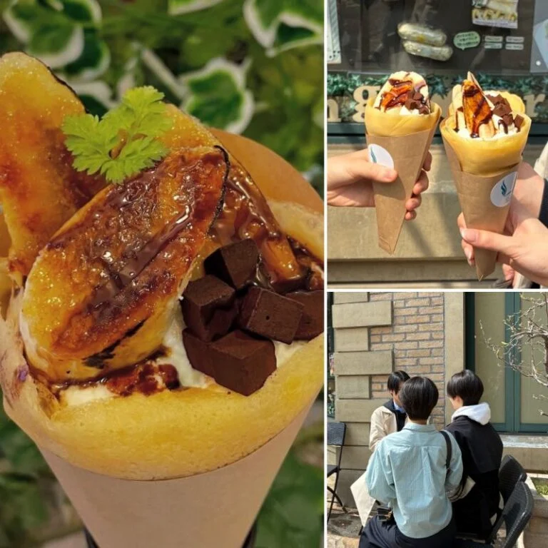 リアンジュの生チョコバナナクレープ