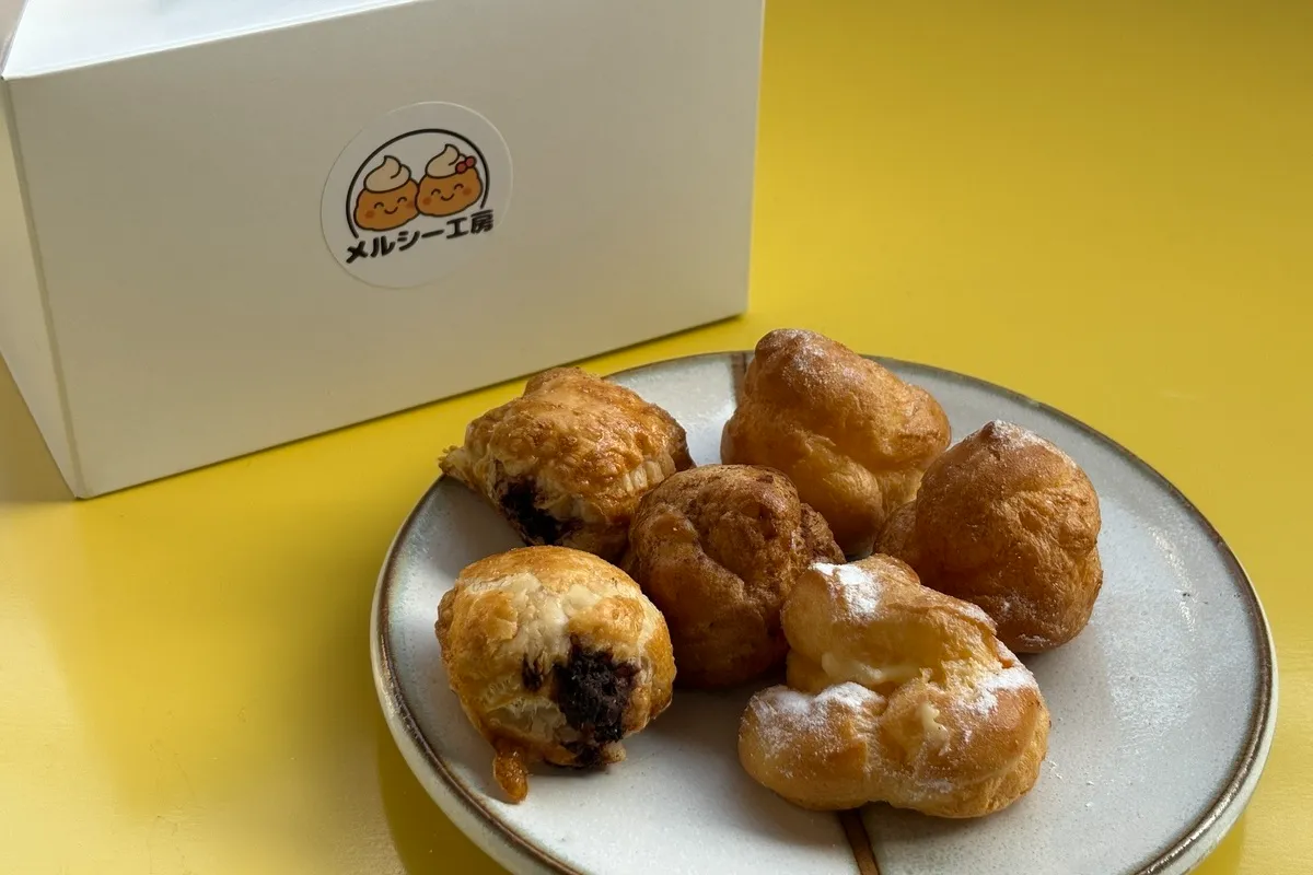 2/23（月）、かわらしいプチシュー店「メルシー工房」が東淀川区小松に