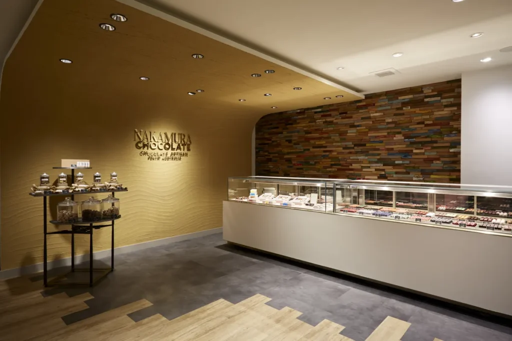 nakamurachocolate岡本本店の店内