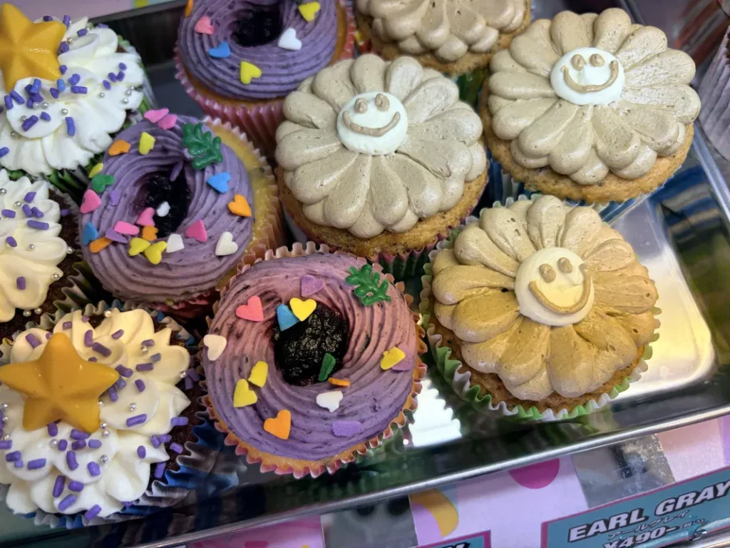 「Patty Cakes cafe」のカップケーキ