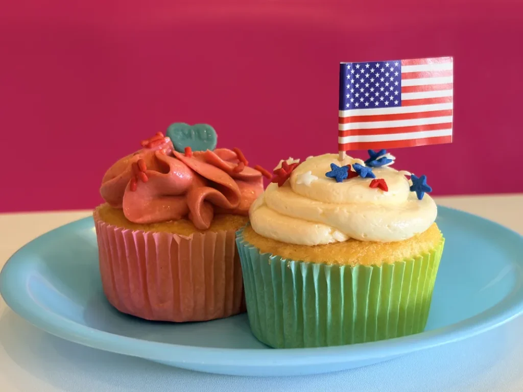 「Patty Cakes cafe」のカップケーキ