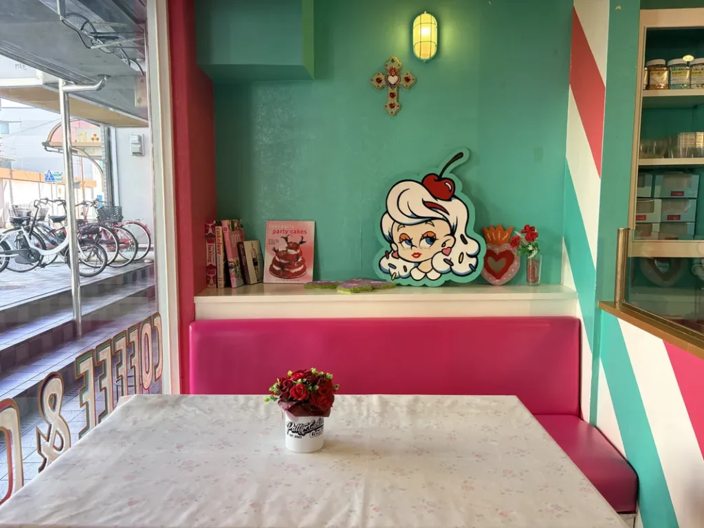 「Patty Cakes cafe」の店内