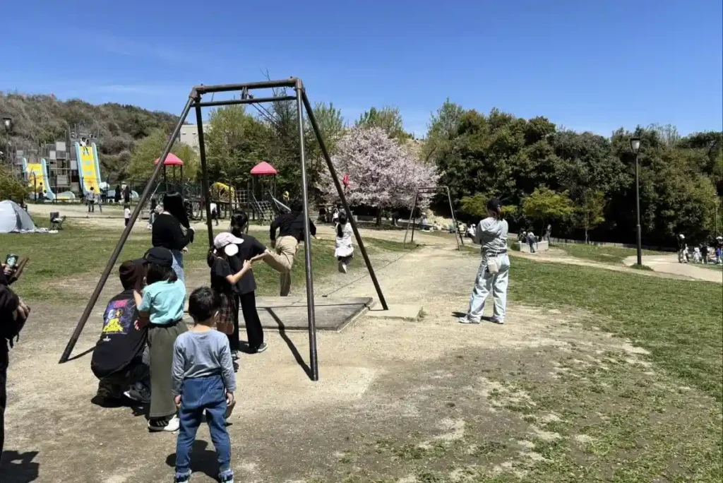 彩都なないろ公園 ターザンロープ