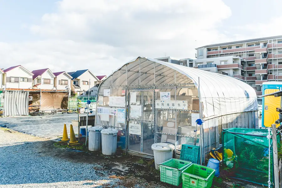 シェア畑 ハウス