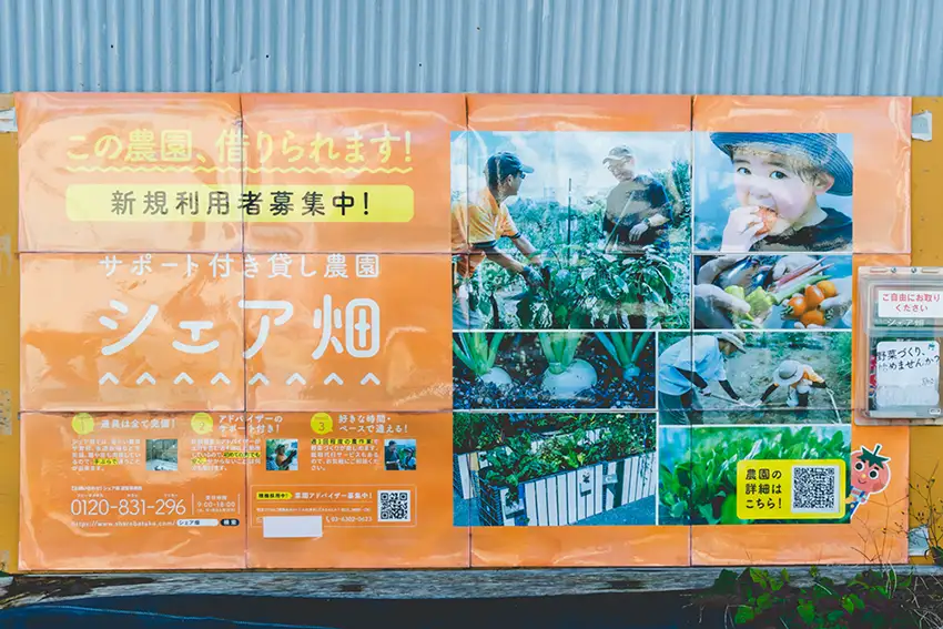 シェア畑 広告2