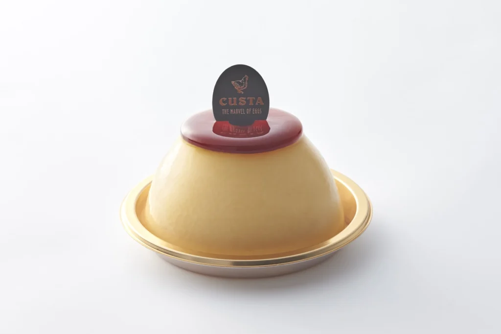 阪神のスイーツフェス　とろけるカスタードクリームのケーキ