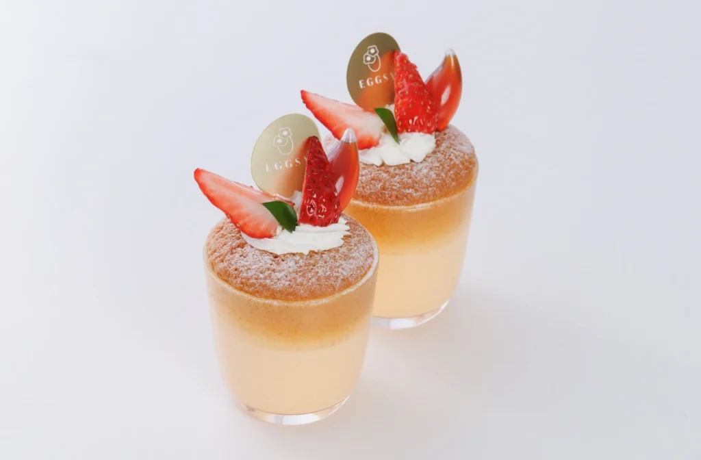 阪神のスイーツフェス　カステラぷりん〈いちご〉