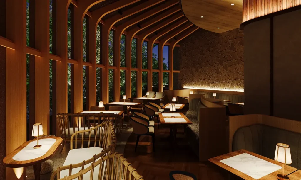 五月山サファリビストロ　夜景