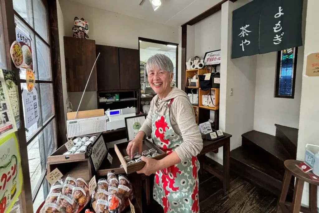 よもぎや　店主　千恵美さん