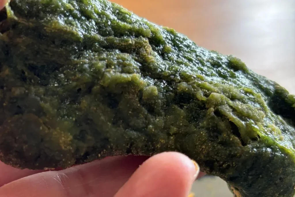 よもぎや　よもぎ餅　あんこ無し　中身