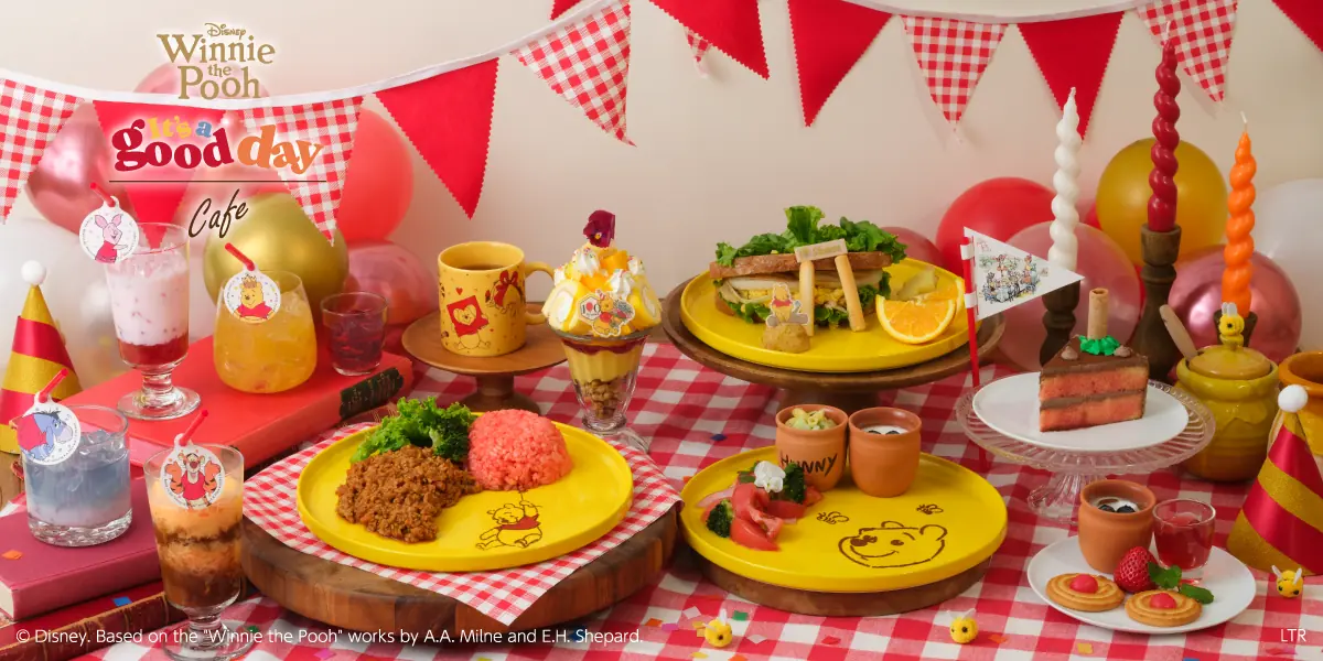 プーさん100周年記念カフェ、９月10日から大阪・梅田で期間限定オープン