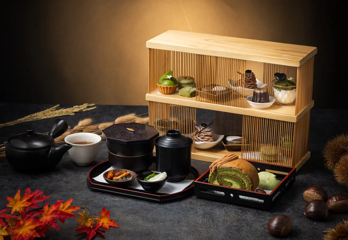 なんばの日本茶カフェ「茶想もりた園」で2026年9月1日から秋のアフタヌーンティー発売中